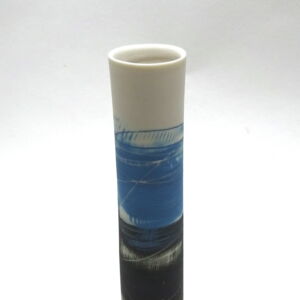 ALT004 Ali Tomlin Turquoise Black Single Stem Vase