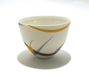 ALT006 Ali Tomlin Yellow Grey Splash Small Cup