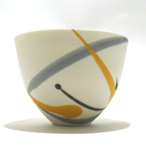 Side Ali Tomlin Yellow Grey Splash Small Cup