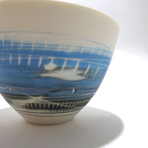 Close Up Ali Tomlin Turquoise Black Small Cup