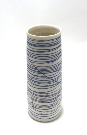 ALT012 Ali Tomlin Blue Lines Cylinder