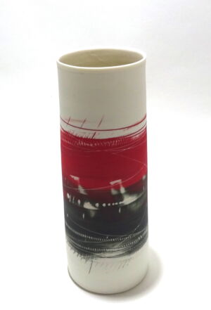 ALT013 Ali Tomlin Red Black Cylinder