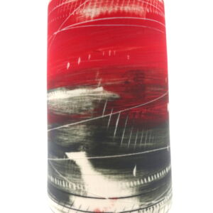 Close Up Ali Tomlin Red Black Cylinder