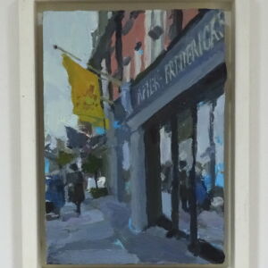 With Frame Amanda Coleman Reflections Flagpoles Fulham Road