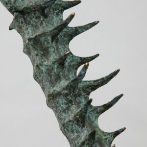 ASZ001 Large Seahorse Patina Detail