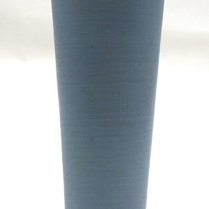 Side Becky Mackenzie Tall Grey Narrow Porcelain Vessel