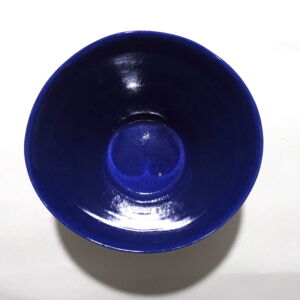 Above Becky Mackenzie Medium Blue Porcelain Tumbler