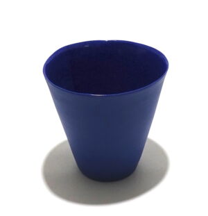 BEK016 Becky Mackenzie Medium Blue Porcelain Tumbler