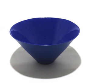 BEK021 Becky Mackenzie Small Blue Porcelain Conical Bowl