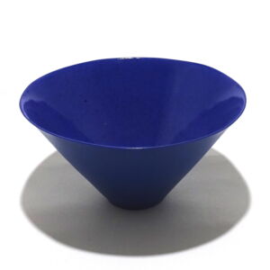 BEK021 Becky Mackenzie Small Blue Porcelain Conical Bowl