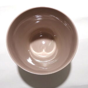 Above Becky Mackenzie Medium Pink Straight sided Porcelain Tumbler