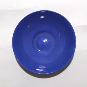 Above Becky Mackenzie Medium Cornflower Porcelain Dish