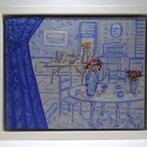 With Frame Edward Durdey Blue Interior