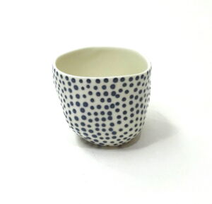 IKI031-Ikuko-Iwamoto-Small-Dotted-Guinomi-Sake-Cup-Navy