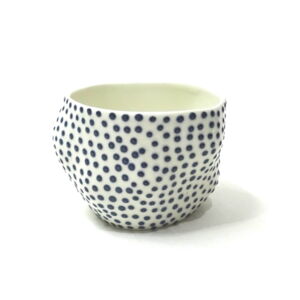 IKI032-Ikuko-Iwamoto-Large-Dotted-Guinomi-Sake-Cup-Navy