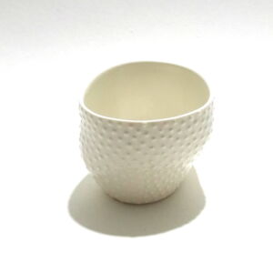 IKI045 Ikuko Iwamoto Small Dotted Guinomi Sake Cup White