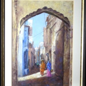 With Frame Jane Rhodes In the Heat of the Day Bundi Rajhastan