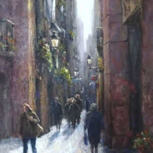 Jane Rhodes Sunshine and Shadows Barcelona