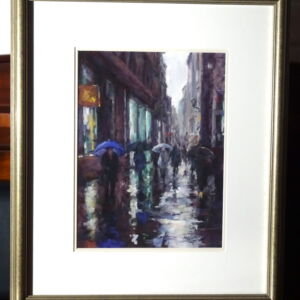 With Frame Jane Rhodes Late Afternoon Shower