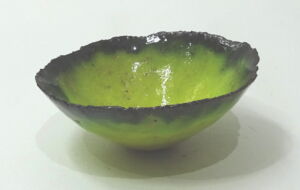 SOLD-JUOS003-Julie-OSullivan-Pinch-Pot-Yellow-Glaze