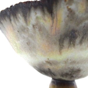 Close Up Julie O Sullivan Pinch Pot w Sea Glass Foot Ring