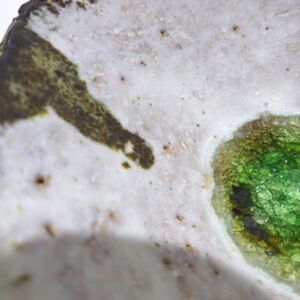 Close Up Julie O Sullivan Pinch Pot w Sea Glass Foot Ring