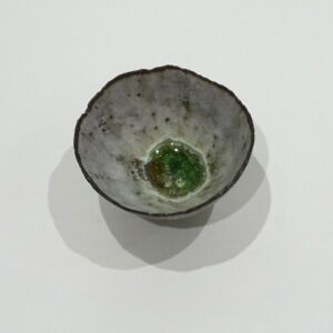 Above Julie O Sullivan Pinch Pot with Sea Glass