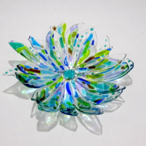 KAS014 TURQUOISE AND GREEN BOWL