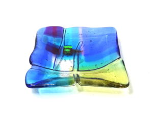 KIB009-Kim-Bramley-12x12cm-Tapestry-Land-Plate-Blue-Yellow