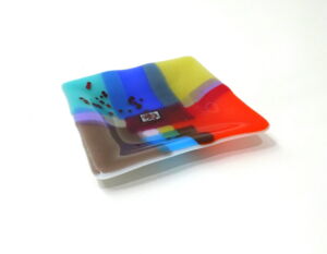 KIB012-Kim-Bramley-Opal-Dish-Orange-to-Blue