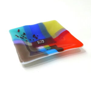 KIB012-Kim-Bramley-Opal-Dish-Orange-to-Blue