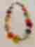KIB045 Kim Bramley Apricot Orange Pebble Necklace