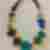 KIB049 Kim Bramley Emerald Earth Pebble Necklace