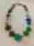 KIB049 Kim Bramley Emerald Earth Pebble Necklace