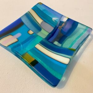 KIB055 Kim Bramley Aqua Pink Landscape Quarters