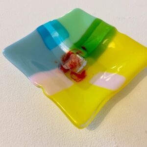 KIB062 Kim Bramley Silver Red Canary Opal Tapestry Land