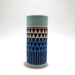 MAA013 COLUMN CYLINDER BLUE SLIP CELADON BLUE GLAZE
