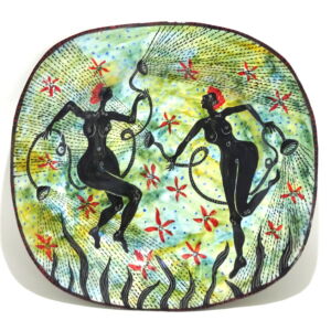 MOM018 Morag Mac Innes Double Hosing Square Platter