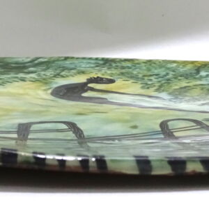 Side Morag Mac Innes Diver Fish Round Platter
