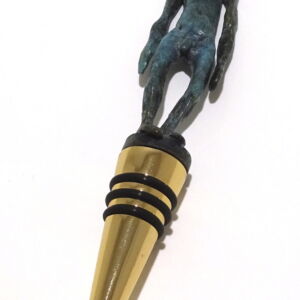 Stopper-Included-Nick-Davis-Green-Droppy-Man-Bottle-Stopper