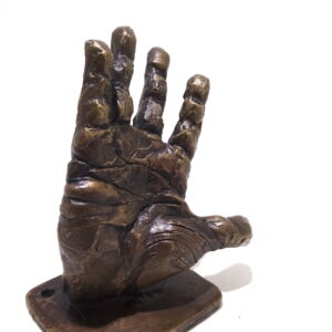 Close-Up-Nick-Davis-Bronze-Hand-Coat-Hook