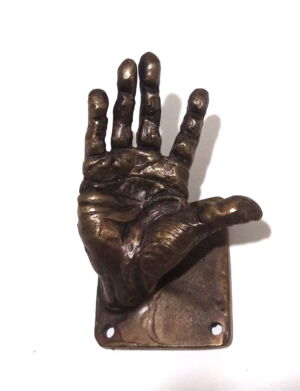 SOLD-NID050-Nick-Davis-Bronze-Hand-Coat-Hook