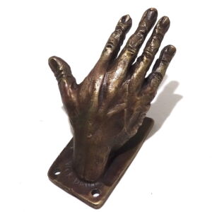 SOLD-NID054-Nick-Davis-Bronze-Hand-Coat-Hook