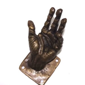 SOLD-NID057-Nick-Davis-Bronze-Hand-Coat-Hook