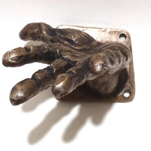 NID094 Nick Davis Bronze Hand Coat Hook