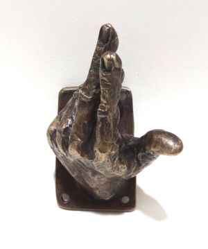 NID095 Nick Davis Bronze Hand Coat Hook