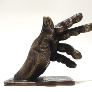 Side Nick Davis Bronze Hand Coat Hook