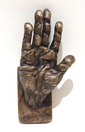 NID097 Nick Davis Bronze Hand Coat Hook