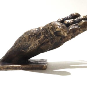 Side Nick Davis Bronze Hand Coat Hook