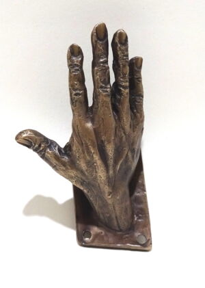 NID098 Nick Davis Bronze Hand Coat Hook